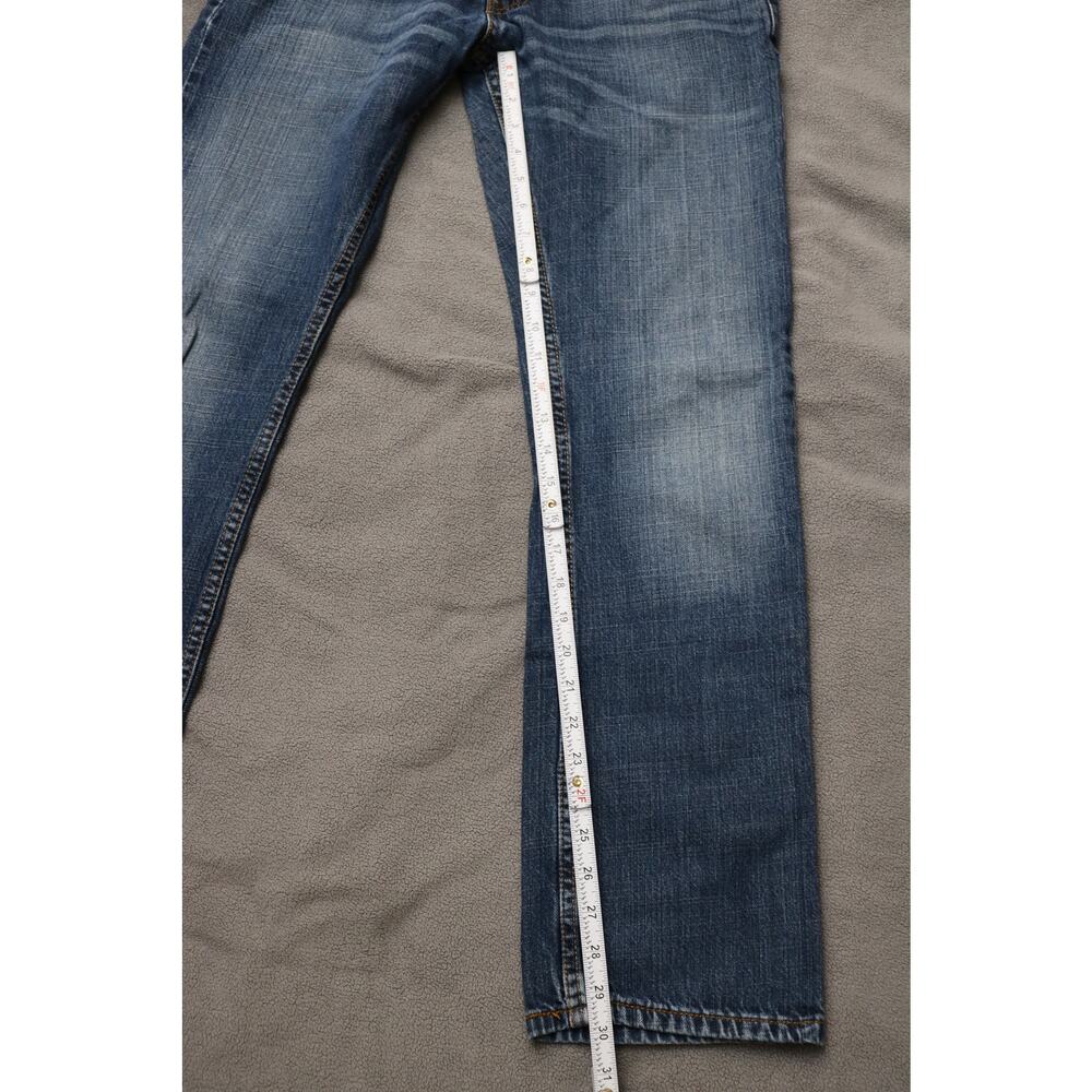 LEVIS SIGNATURE Jeans Mens 30x32 Slim Straight Dark Wash Everyday Wear - Picture 5 of 11